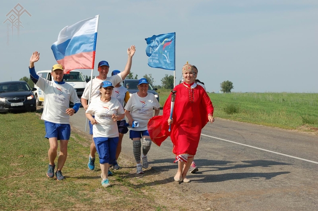 Факеллӑ ҫынсем Вӑрнар районӗнче  